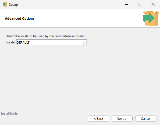 PostgreSQL locale