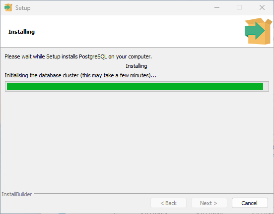 PostgreSQL install